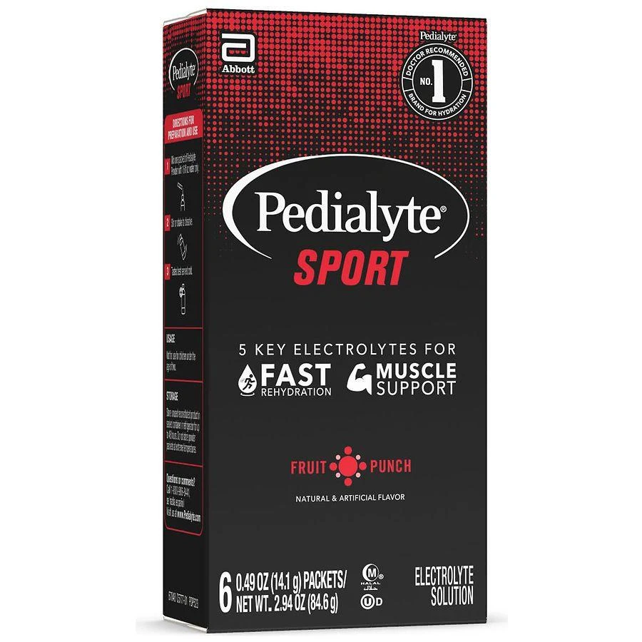 商品Pedialyte Sport|Electrolyte Powder Fast Hydration With 5 Key Electrolytes,价格¥104,第3张图片详细描述