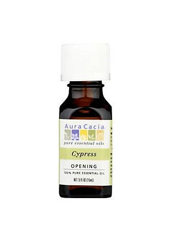 商品Aura Cacia|Cacia Essential Solutions Oil Cypress   0.5 Fl Oz,价格¥156,第1张图片