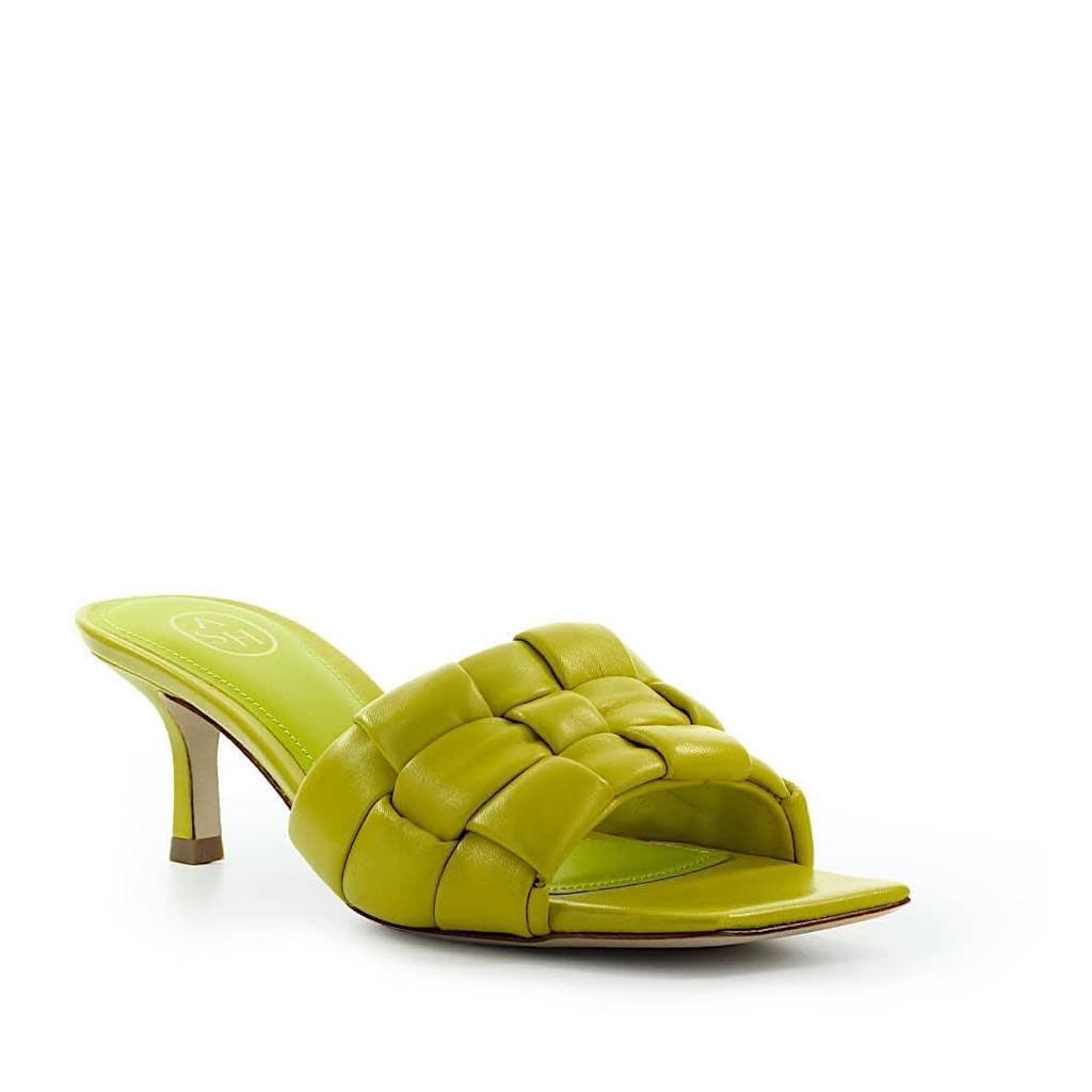 商品Ash|Ash Kim Lime Heeled Mule,价格¥1724,第4张图片详细描述