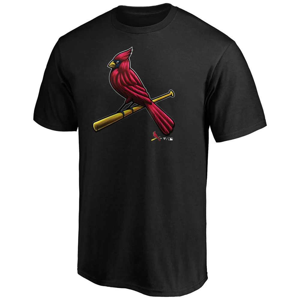 商品Majestic|St. Louis Cardinals Men's Midnight Mascot T-Shirt,价格¥232,第1张图片