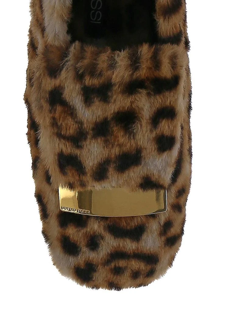商品Sergio Rossi|Leopard-Print Sabot,价格¥2239,第4张图片详细描述
