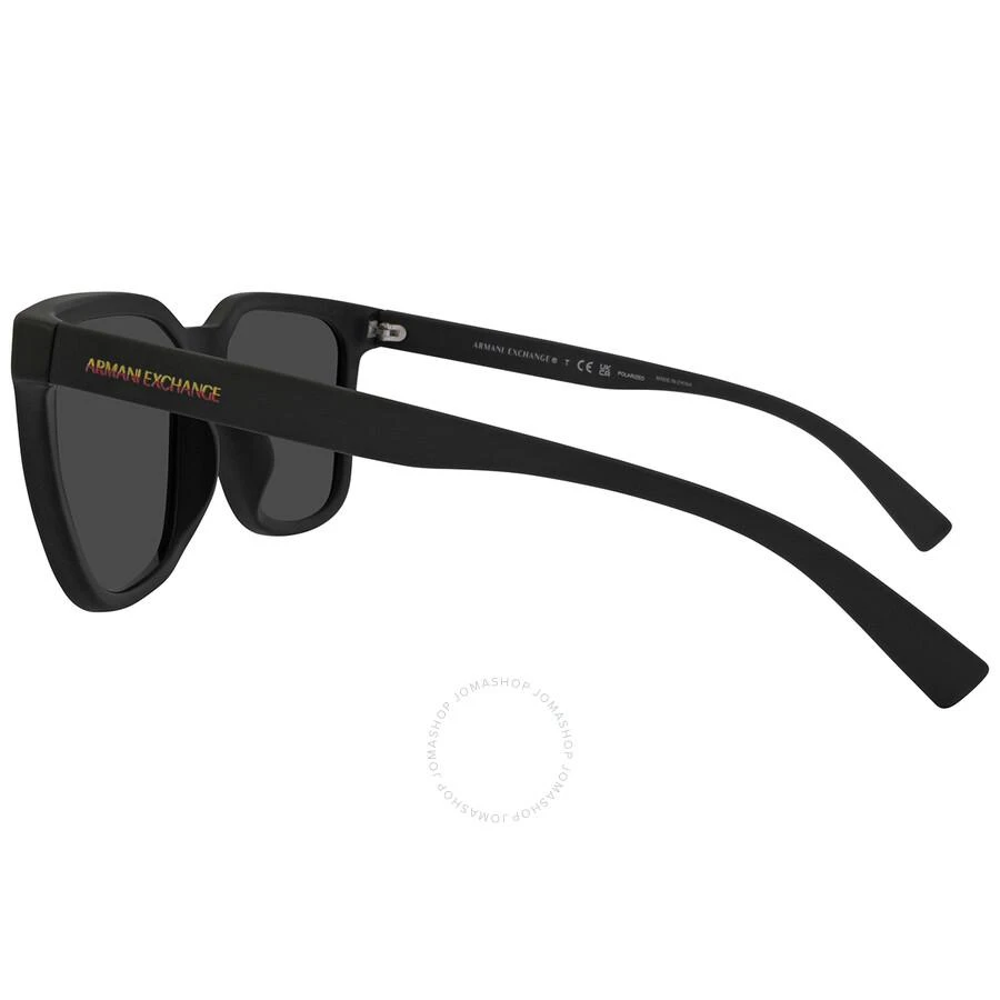 商品Armani Exchange|Polar Gray Square Men's Sunglasses AX4108SF 807881 57,价格¥335,第3张图片详细描述