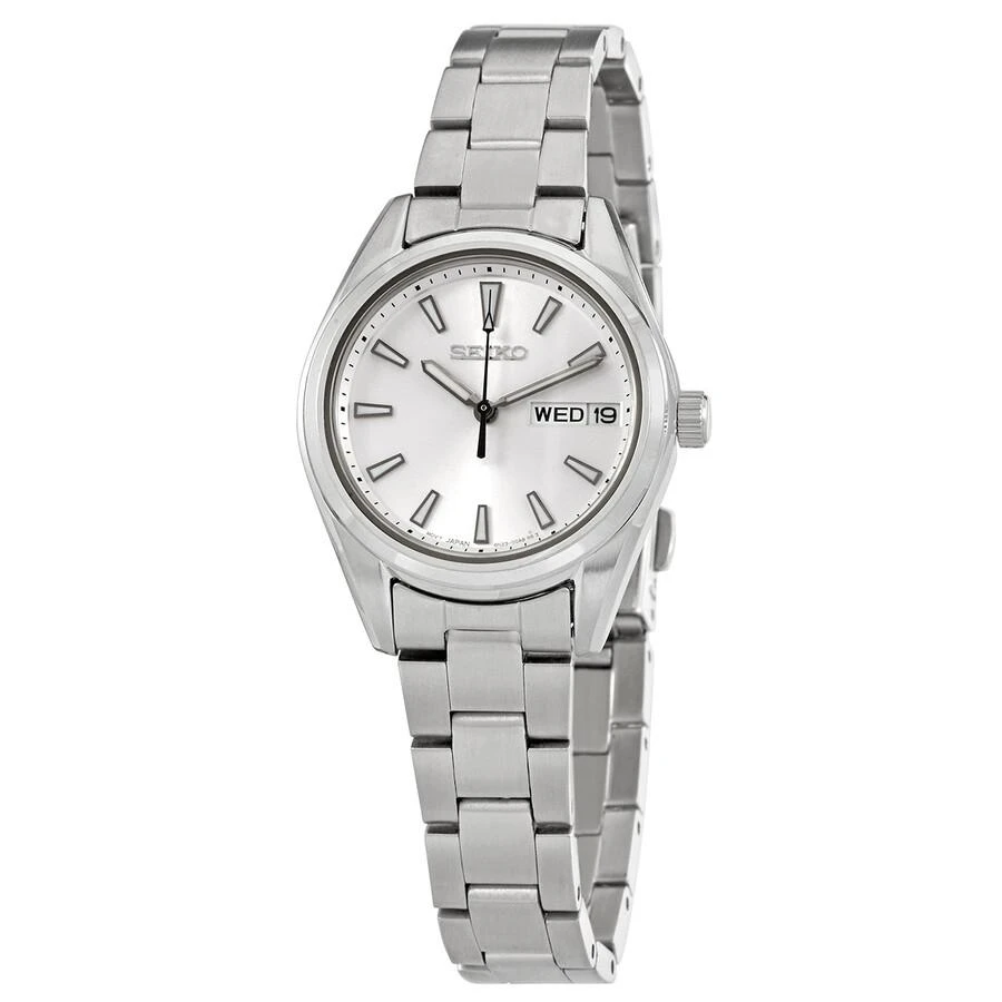 商品Seiko|新古典石英银色表盘女士手表 SUR349P1,价格¥877,第1张图片