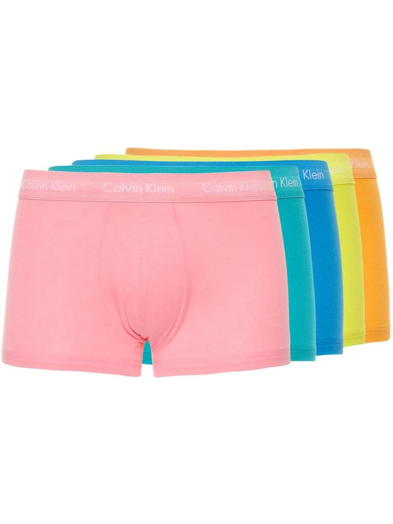 商品Calvin Klein|Pack Of 5 Stretch Cotton Low Rise Trunks,价格¥649,第1张图片