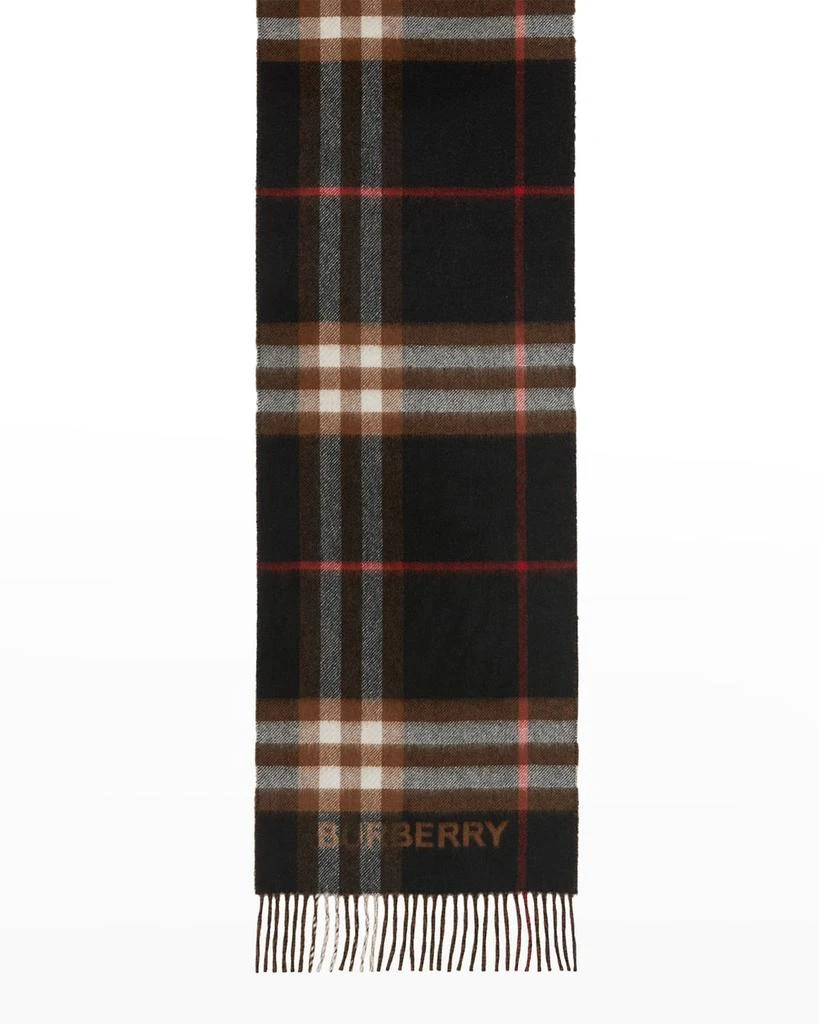 商品Burberry|Men's Cashmere Giant Check Scarf,价格¥2697,第3张图片详细描述