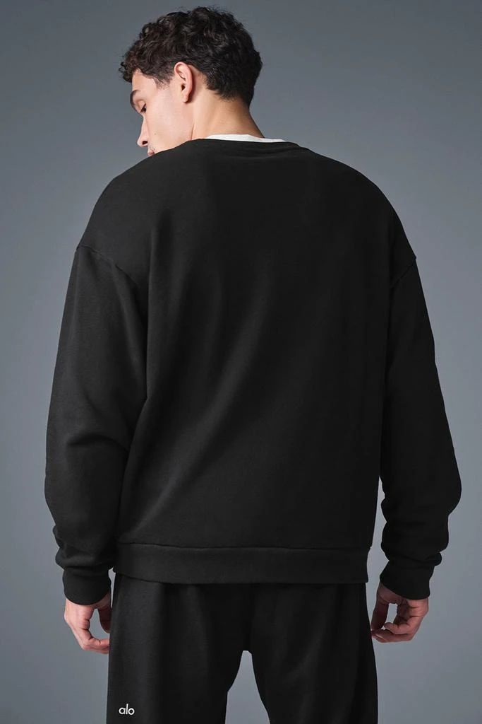 商品Alo|Chill Crew Neck Pullover - Black,价格¥753,第2张图片详细描述