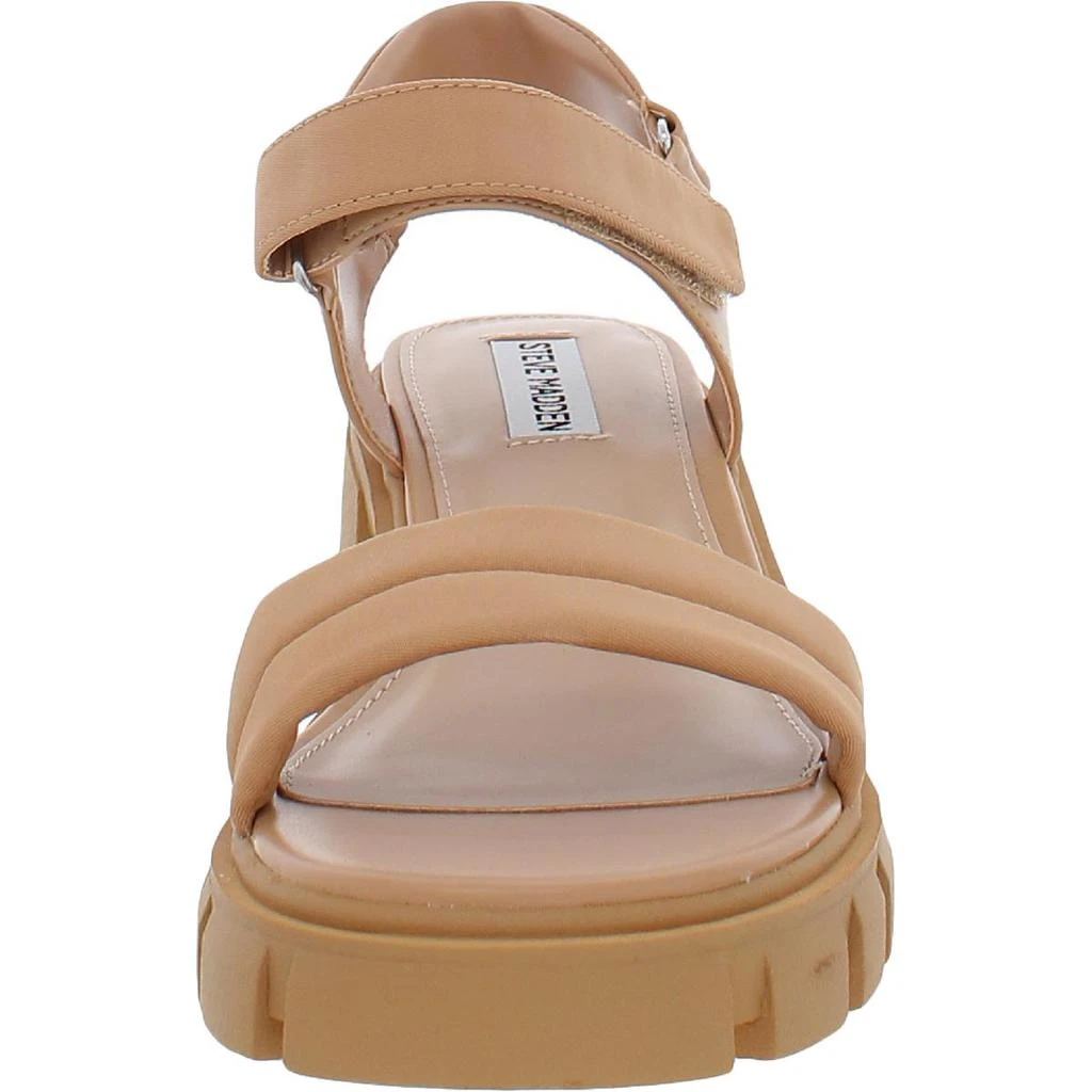 商品Steve Madden|Steve Madden Womens Louella Ankle Strap Lugged Sole Block Heel,价格¥392,第3张图片详细描述