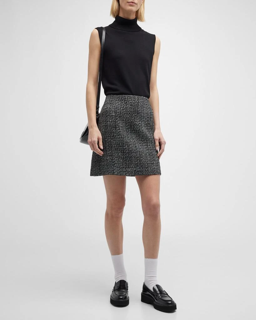 商品Theory|Tweed Mini Skirt,价格¥765,第4张图片详细描述