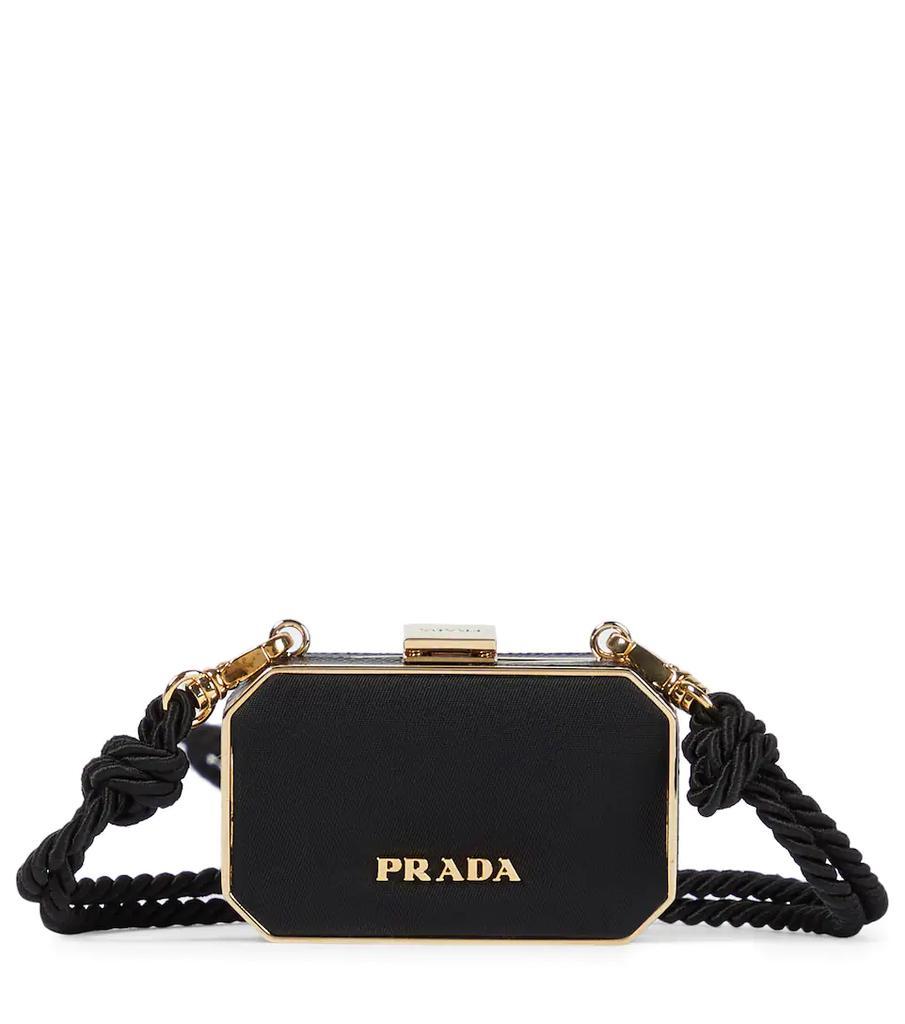 商品Prada|Leather shoulder bag,价格¥6702,第1张图片