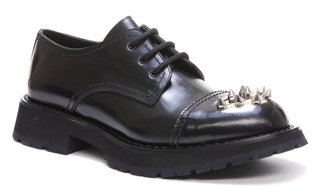 商品Alexander McQueen|Alexander McQueen Derby Punk Stud Lace Up Shoes,价格¥5304,第2张图片详细描述