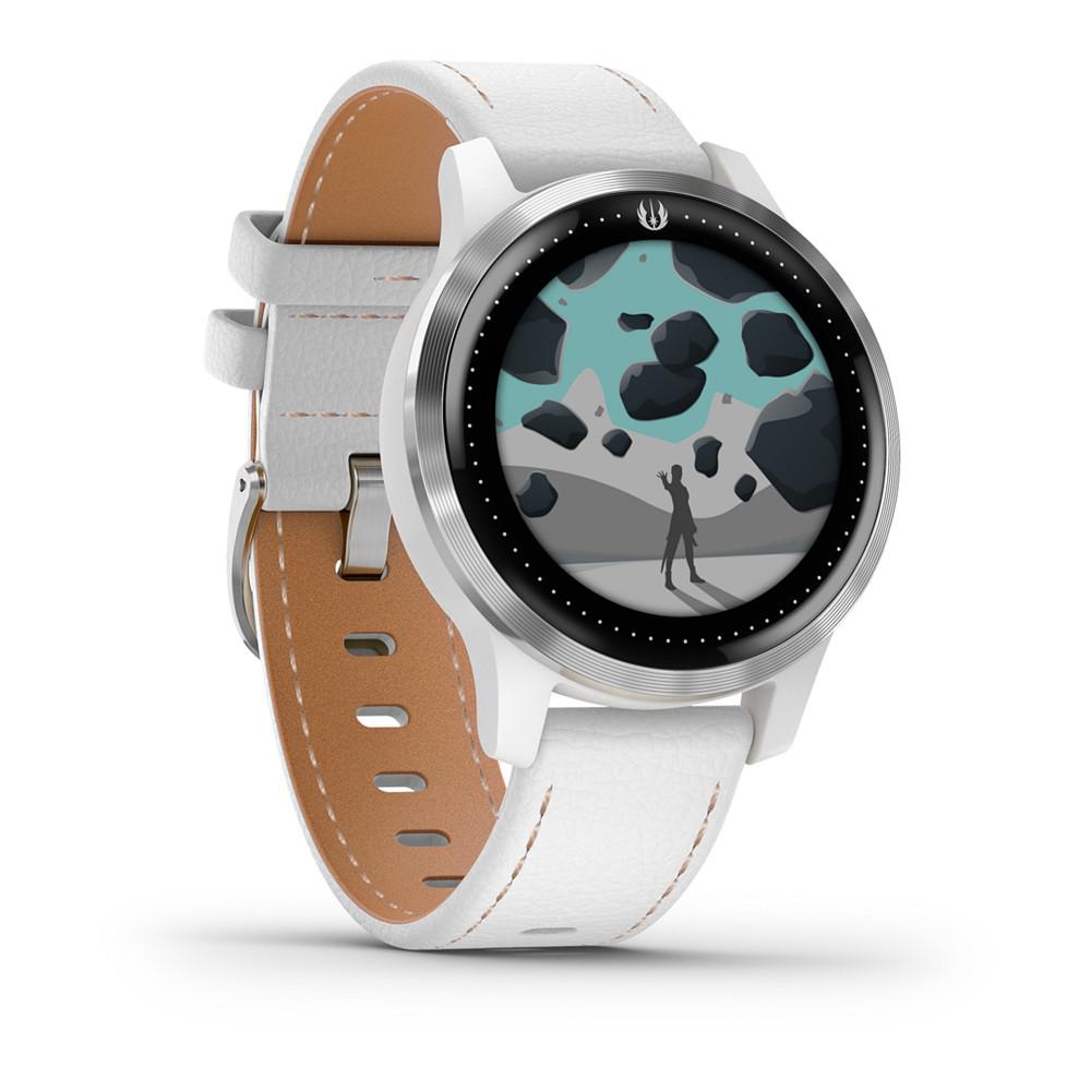 Unisex vivoactive 4 Legacy Saga White Silicone Strap Touchscreen Smart Watch 40mm商品第6张图片规格展示