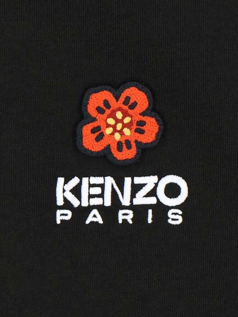 商品Kenzo|Kenzo Boke Flower Logo Embroidered Crewneck T-Shirt,价格¥504-¥748,第4张图片详细描述