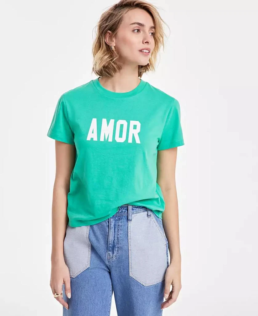 商品On 34th|Women's Amor Short-Sleeve Crewneck Tee, Exclusively at Macy's,价格¥110,第1张图片