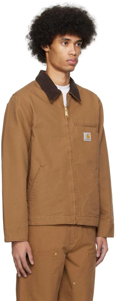 商品Carhartt WIP|Tan Detroit Jacket,价格¥1426,第2张图片详细描述