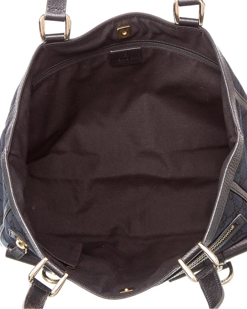 商品[二手商品] Gucci|Gucci Black GG Canvas Abbey Tote (Authentic Pre-Owned),价格¥4786,第4张图片详细描述