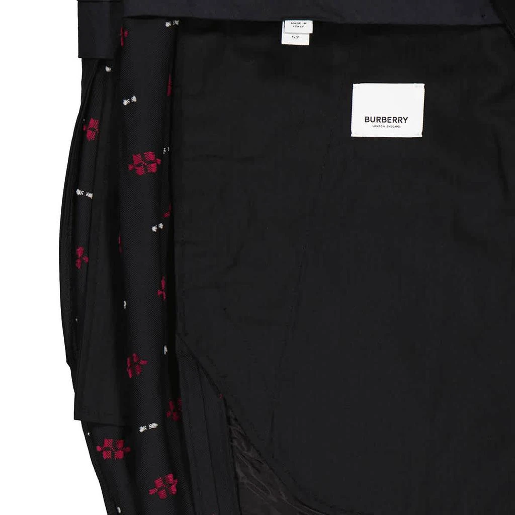 商品Burberry|Men's Black  Classic Fit Fil Coupe Wool Cotton Tailored Trousers,价格¥2303,第3张图片详细描述