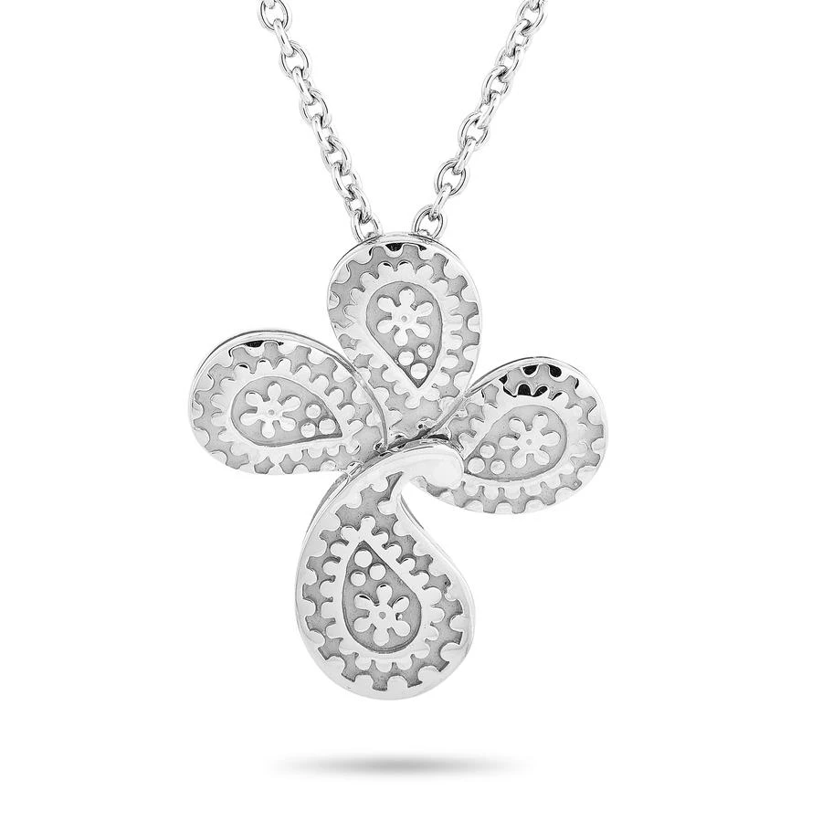 商品[二手商品] CARRERA Y CARRERA|Pre-Owned Carrera y Carrera 18K White Gold Cross Pendant Necklace,价格¥8925,第1张图片