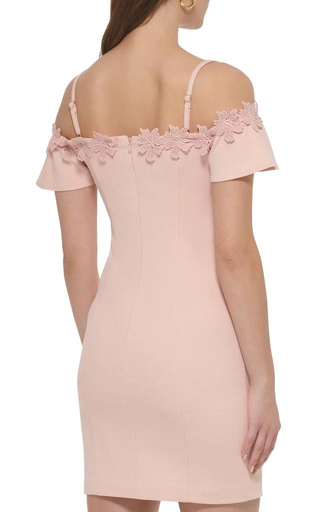 Off-the-Shoulder Scuba Crepe Dress 商品