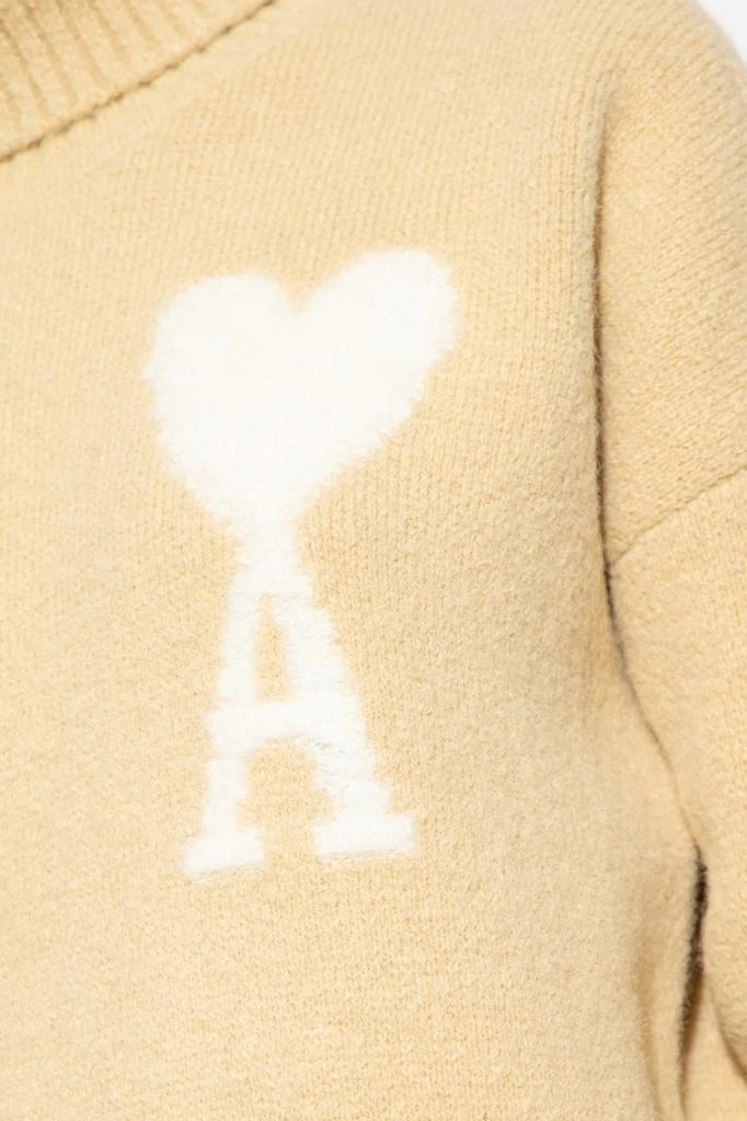 商品AMI|AMI Paris Ami de Coeur High Neck Knitted Jumper,价格¥2786,第2张图片详细描述