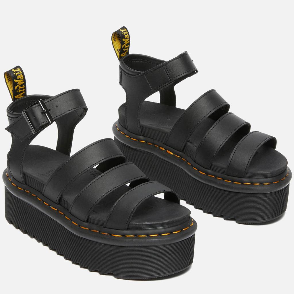 Dr. Martens Women's Blaire Quad Sandals - Black商品第4张图片规格展示