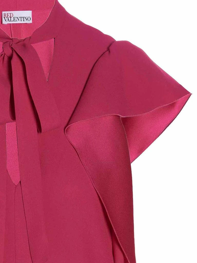 商品RED Valentino|REDValentino Frisottine Ruched Mini Dress,价格¥2240,第3张图片详细描述