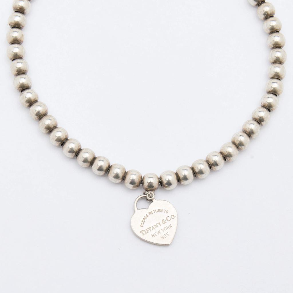 Tiffany & Co. Sterling Silver Return To Tiffany Heart Tag Bracelet商品第2张图片规格展示