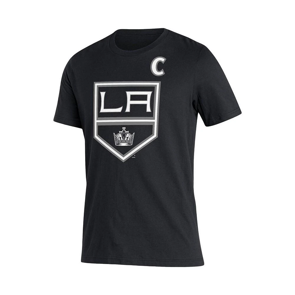 商品Adidas|Men's Anze Kopitar Black Los Angeles Kings Captain Patch Name & Number T-shirt,价格¥188,第2张图片详细描述