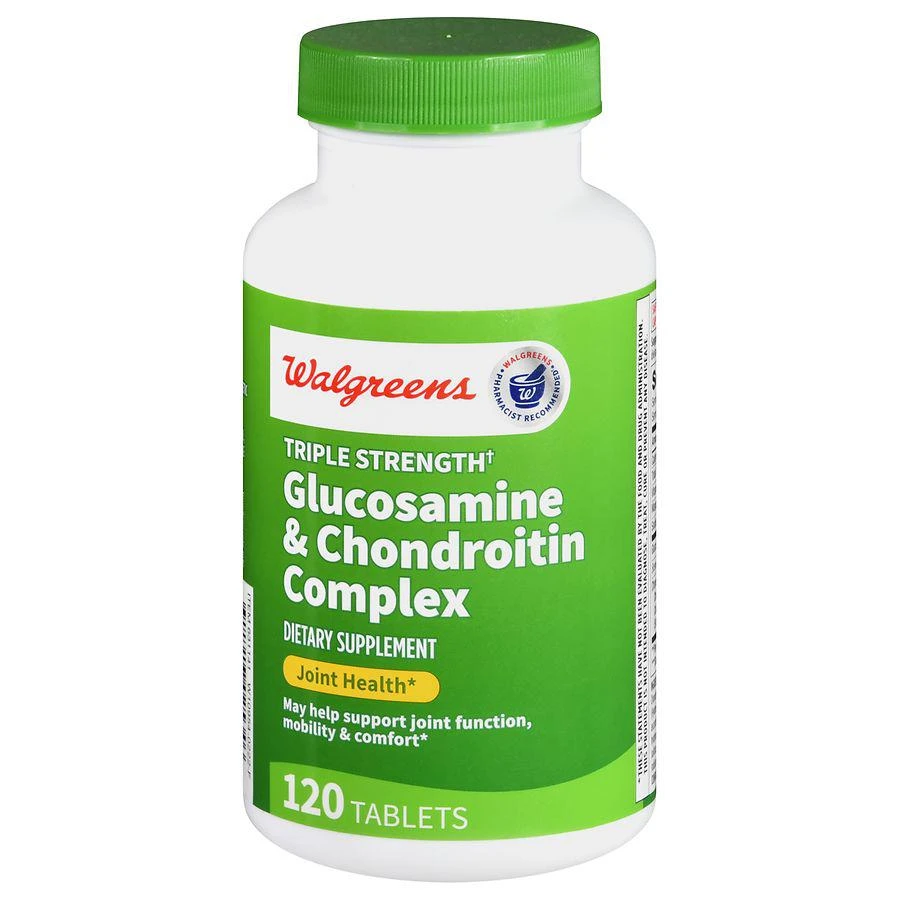 商品Walgreens|Triple Strength Glucosamine & Chondroitin Complex Tablets (60 days),价格¥291,第1张图片