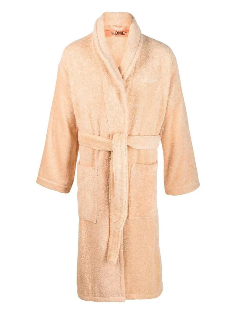 商品OFF WHITE HOME|OFF WHITE HOME Bookish cotton bathrobe,价格¥1948,第1张图片