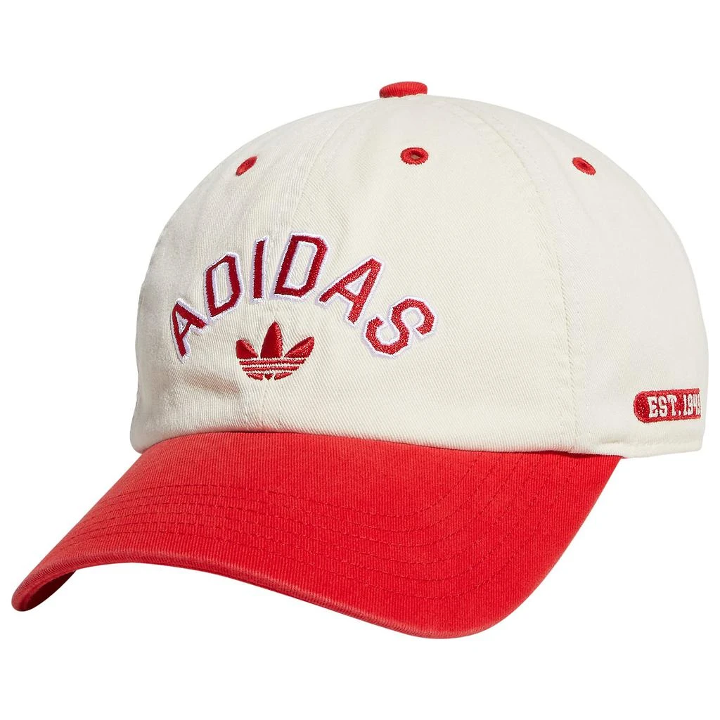 商品Adidas|New Prep Relaxed Adjustable Fit Washed Cotton Hat,价格¥172,第1张图片