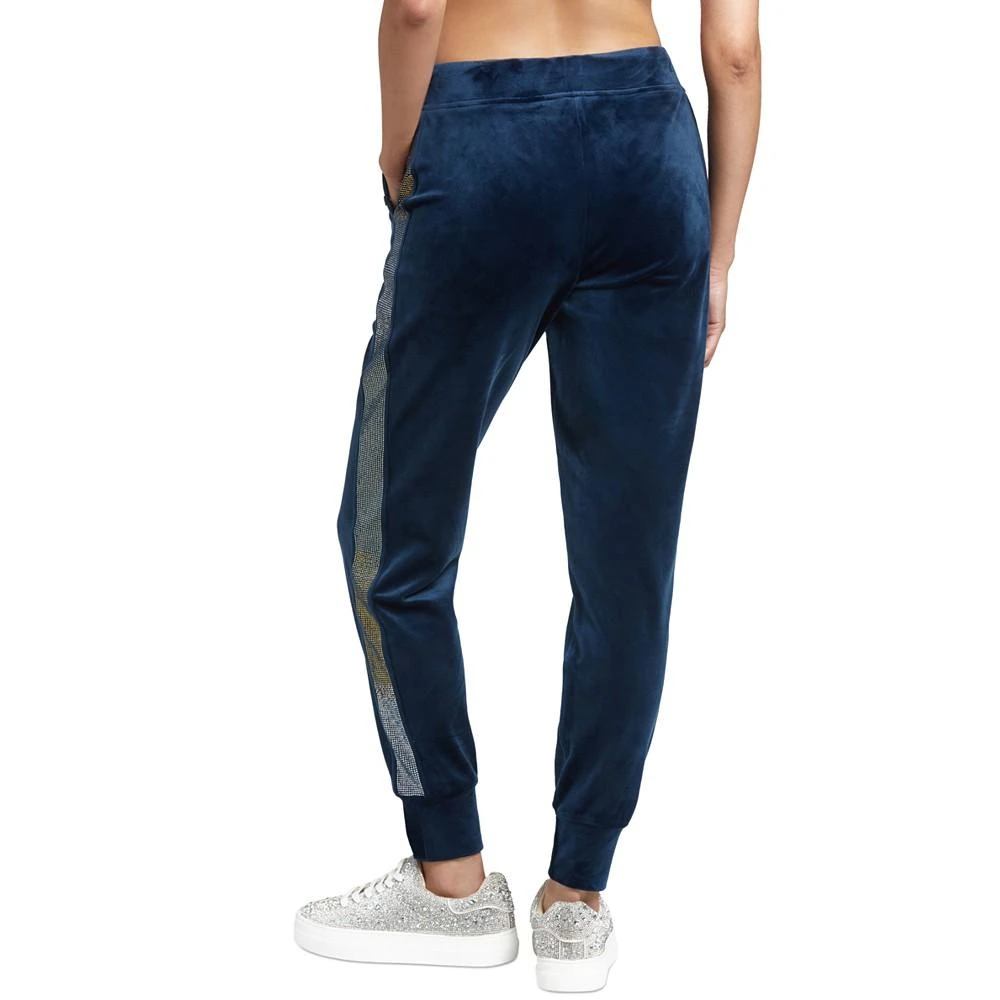 商品Juicy Couture|Women's Mid-Rise Embellished-Trim Joggers,价格¥290,第2张图片详细描述