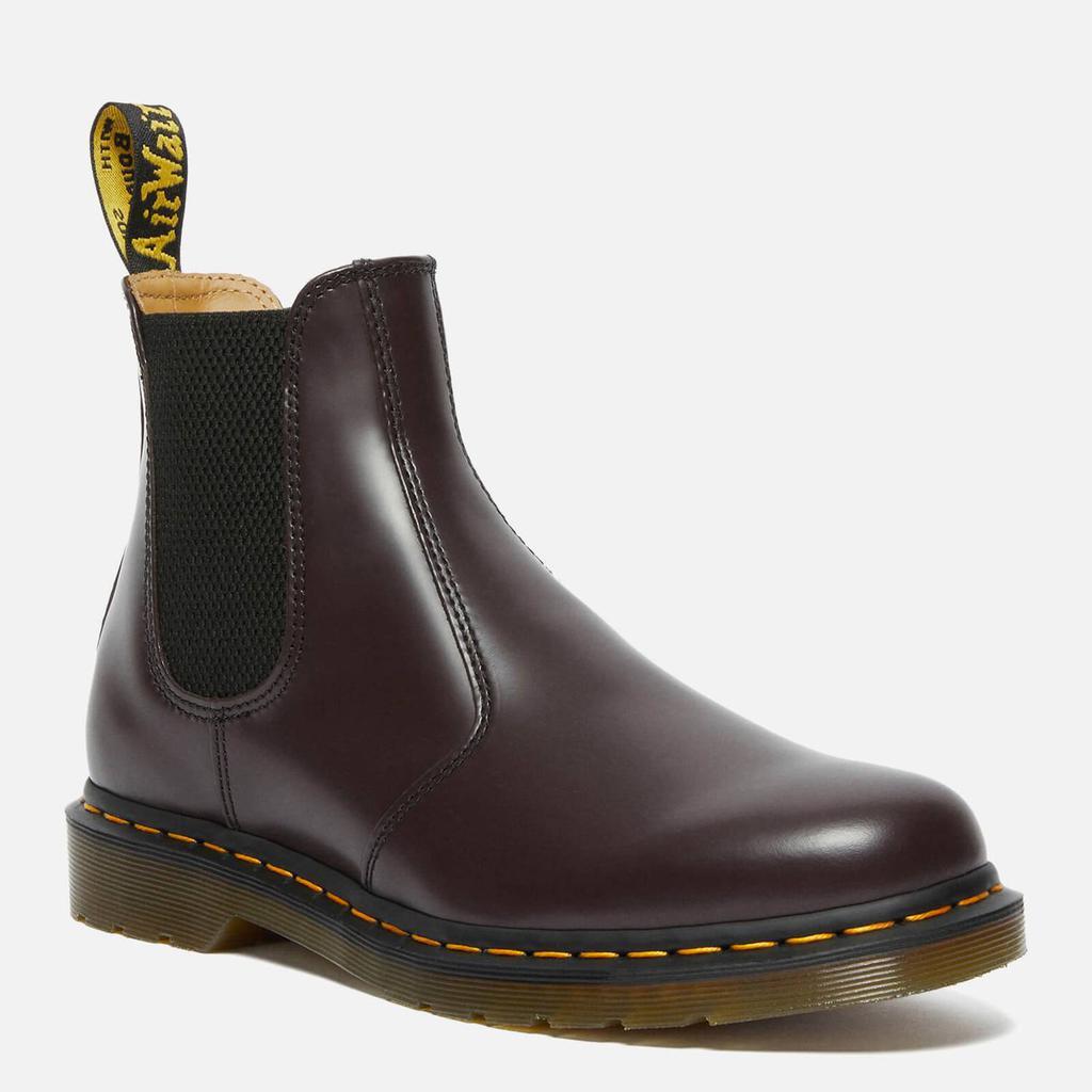 商品Dr. Martens|Dr. Martens Men's 2976 Smooth Leather Chelsea Boots - Burgundy,价格¥1416,第4张图片详细描述