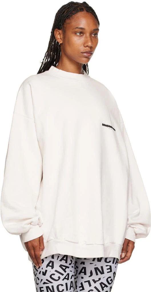 商品Balenciaga|Off-White Oversized Sweatshirt,价格¥4610,第2张图片详细描述