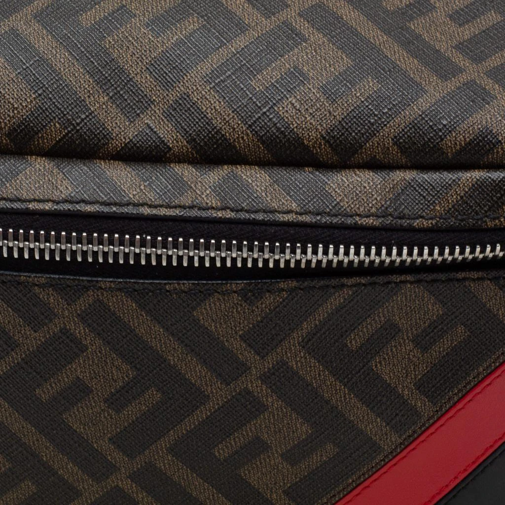 商品[二手商品] Fendi|Fendi Multicolor Zucca Coated Canvas And Leather FF Motif Belt Bag,价格¥5165,第5张图片详细描述