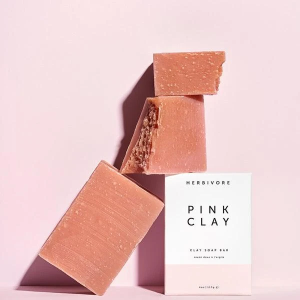 商品Lookfantastic|Herbivore Pink Clay Gentle Soap Bar 113g,价格¥114,第4张图片详细描述