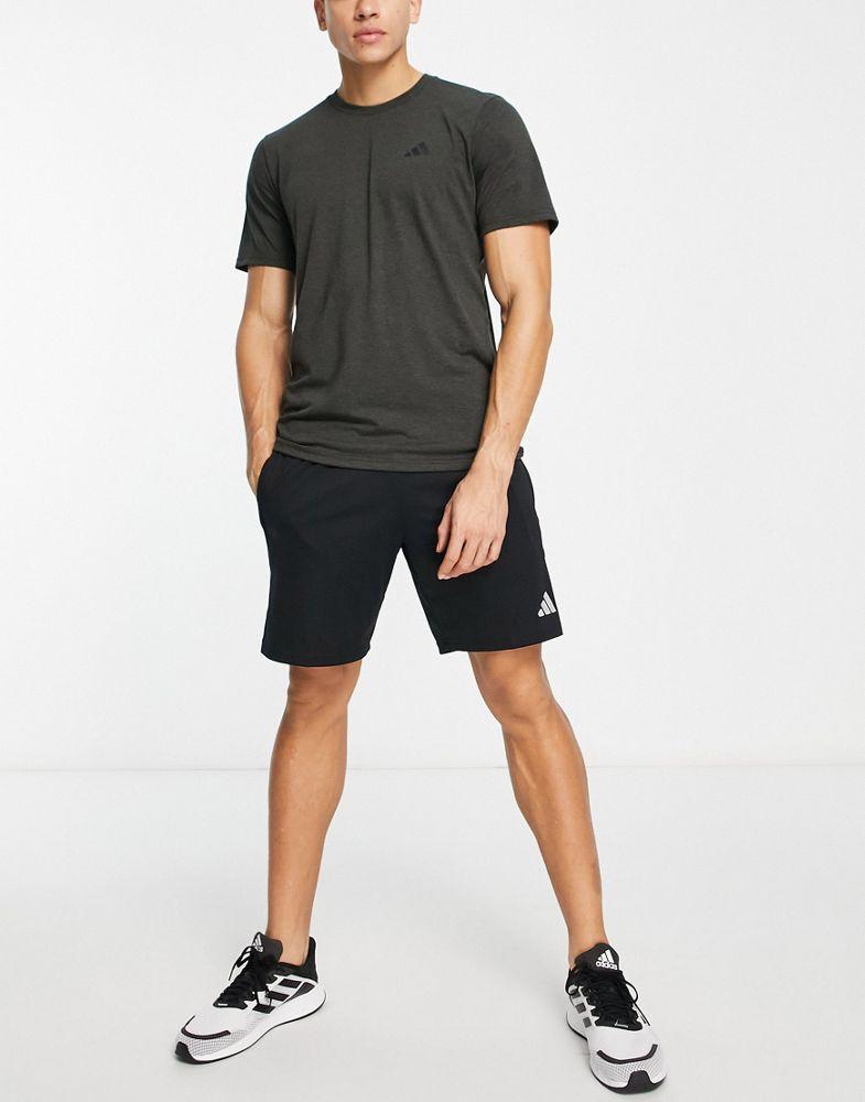 adidas Training Train Essentials t-shirt in charcoal商品第2张图片规格展示