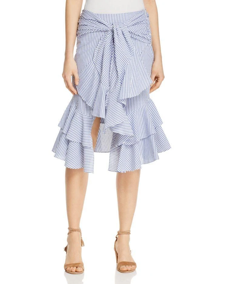 商品Wayf|WAYF Quinn Ruffle Skirt,价格¥398,第1张图片