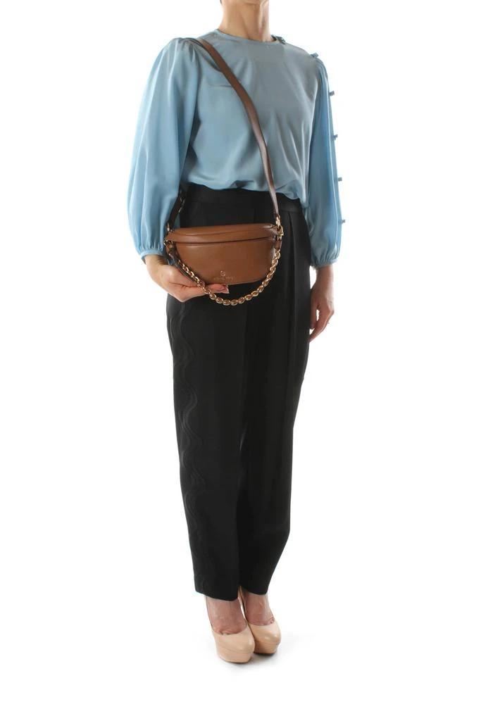 商品Michael Kors|Crossbody Bag slater xs Leather Brown Luggage,价格¥1471,第4张图片详细描述