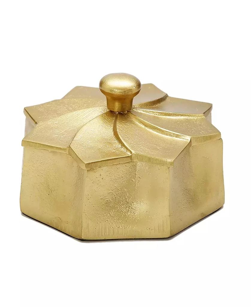 商品Classic Touch|Flower Shaped Jar, 6.5" D,价格¥193,第1张图片