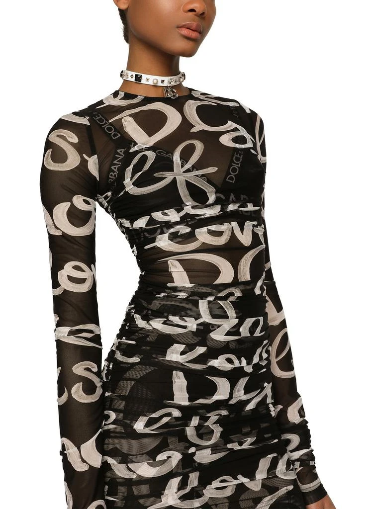 商品Dolce & Gabbana|短式薄纱连衣裙,价格¥8928,第4张图片详细描述