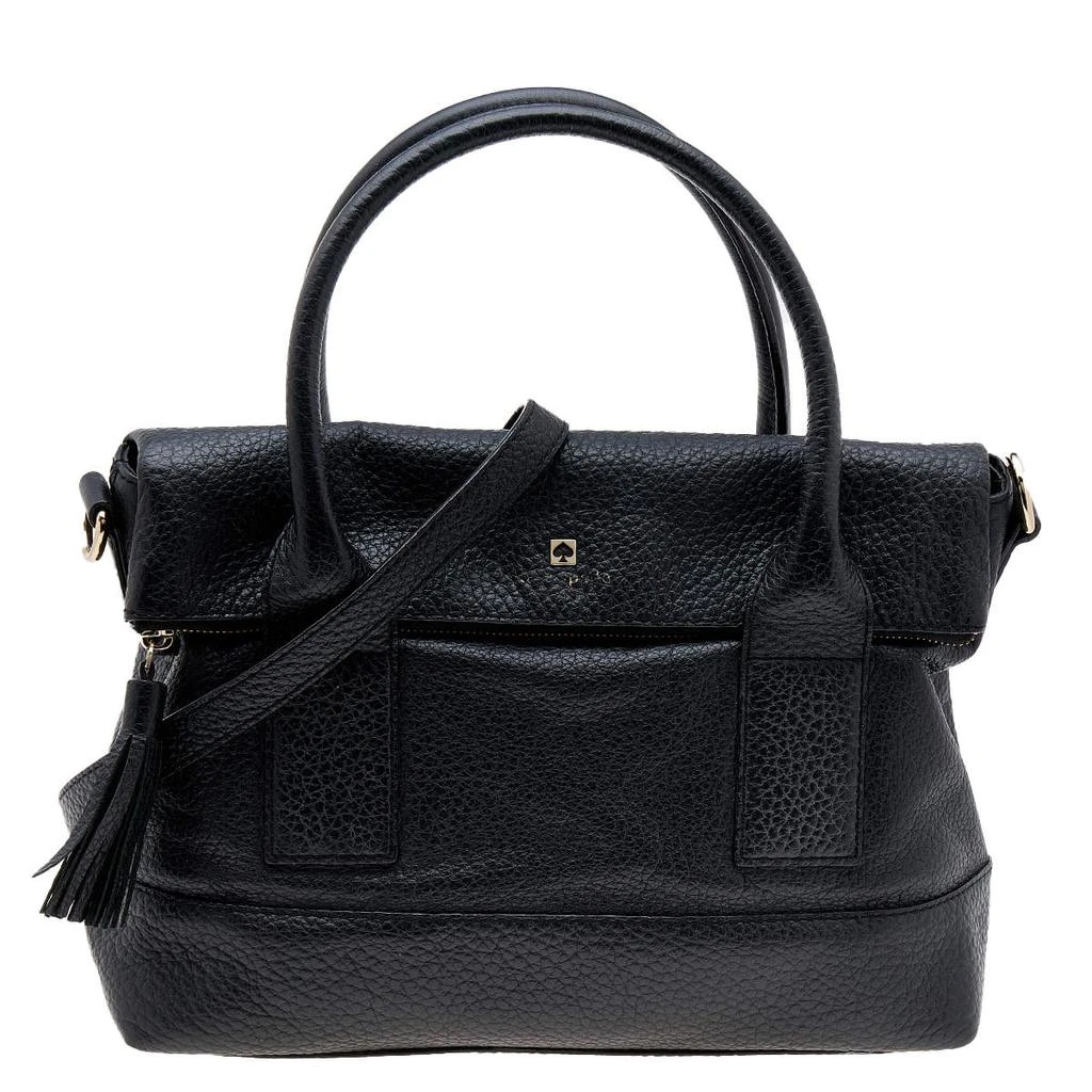 商品[二手商品] Kate Spade|Kate Spade Black Leather Top Handle Bag,价格¥805,第1张图片