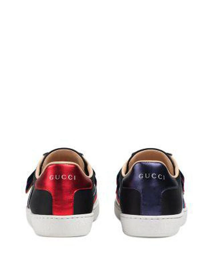 商品Gucci|Women's New Ace Bow Satin Slip-On Sneakers,价格¥5012,第4张图片详细描述