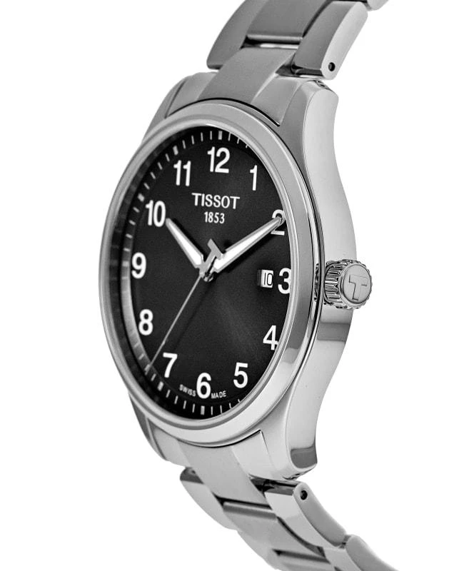 商品Tissot|天梭经典 XL 黑色表盘不锈钢男士石英手表 42mm  T116.410.11.057.00,价格¥1939,第2张图片详细描述