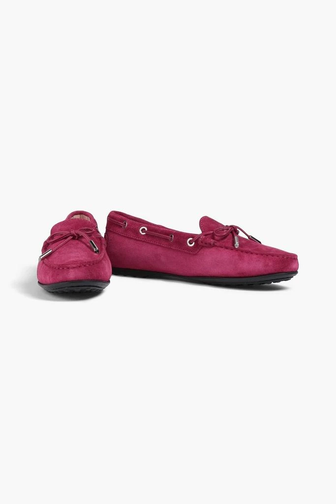 商品Tod's|Heaven Lacetto suede loafers,价格¥1189,第2张图片详细描述