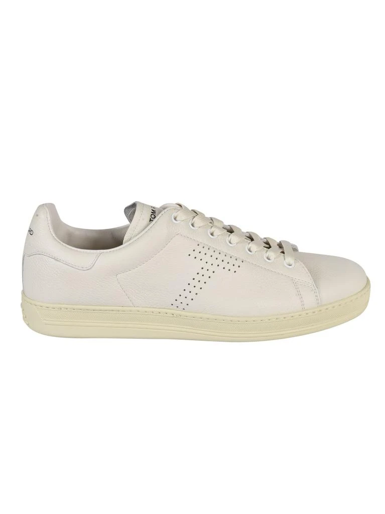 商品Tom Ford|Tom Ford Logo Perforated Sneakers,价格¥3373,第1张图片