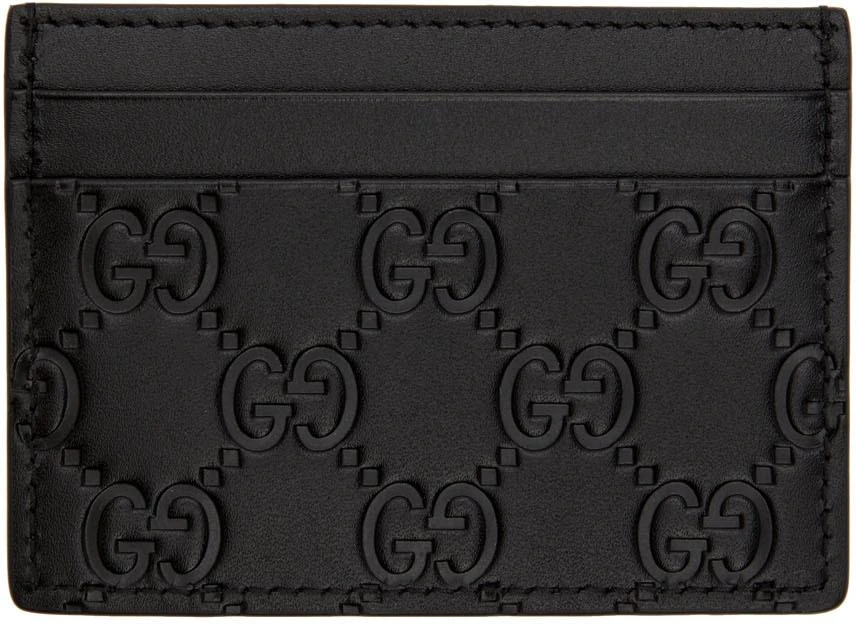 商品Gucci|Black GG Card Holder,价格¥2567,第1张图片