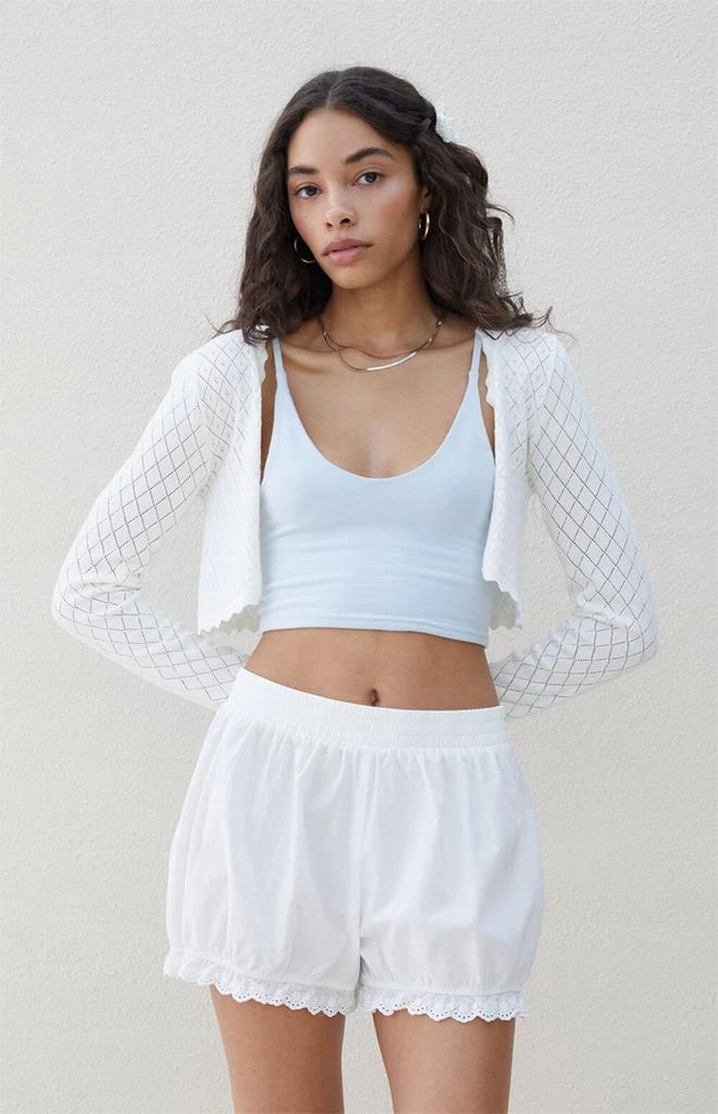 商品Beverly and Beck|Bloomer Eyelet Shorts,价格¥60,第1张图片详细描述