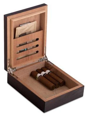 商品Bey-Berk|Carbon Fiber Design 25-Cigar Humidor,价格¥633,第2张图片详细描述