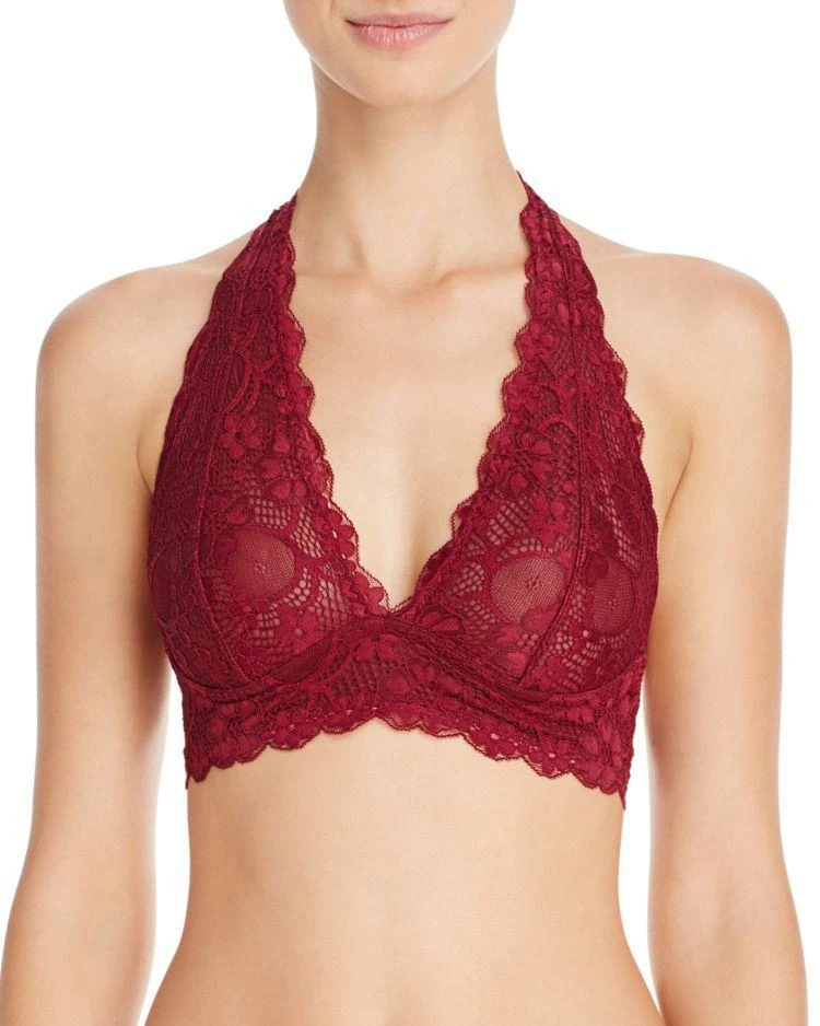 商品Free People|Free People Galloon Lace Halter Bra,价格¥150,第1张图片