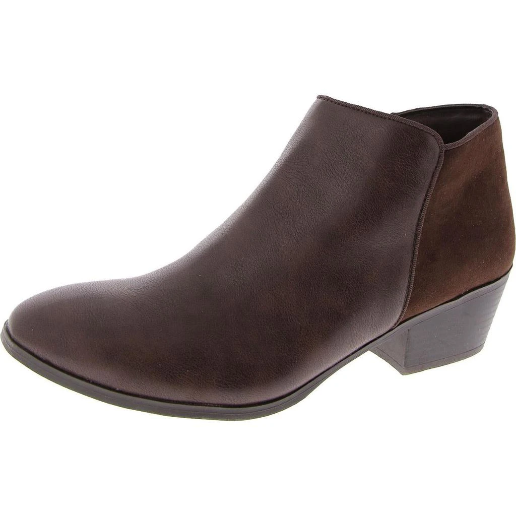 Style & Co. Womens Wileyy Faux Suede Zipper Booties 商品